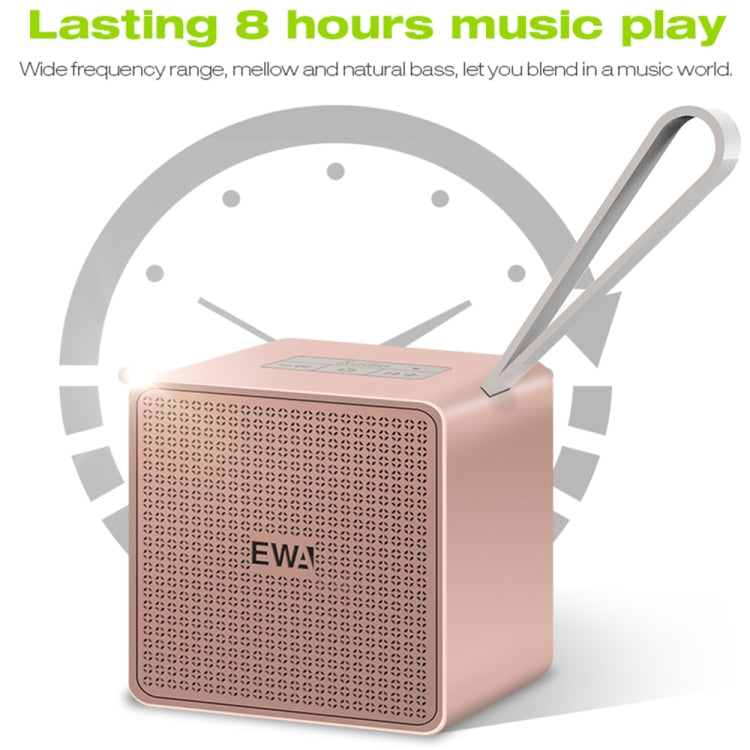 EWA A105 High Hidelity Bluetooth Speaker, Small Size High  Power Bass, TWS Bluetooth Technology Support TF(Blue)