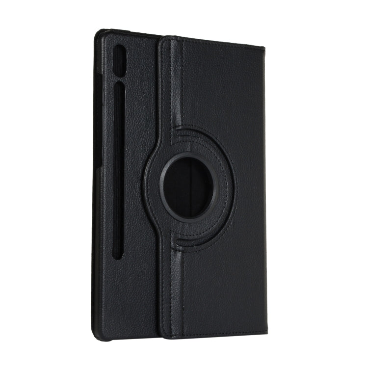 ENKAY 360 Degree Rotation Lichi Texture Leather Case with Holder for Samsung Galaxy Tab S6 10.5 T860 / T865(Black) - free shipping - PMc TechLife - Order now!