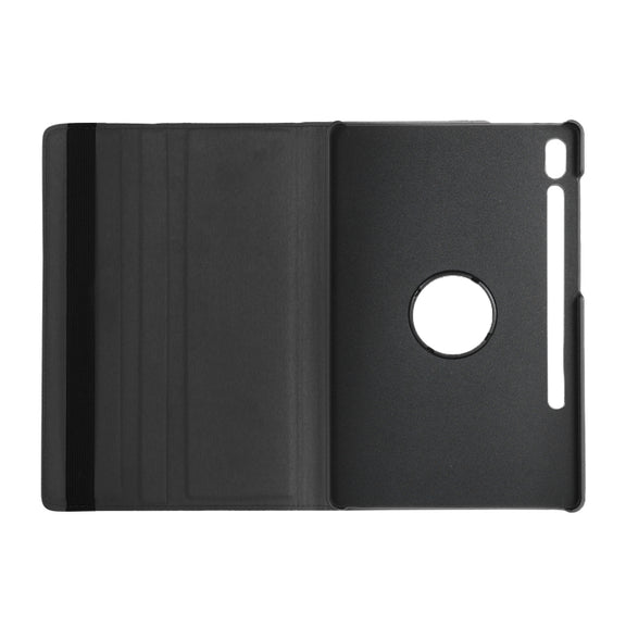 ENKAY 360 Degree Rotation Lichi Texture Leather Case with Holder for Samsung Galaxy Tab S6 10.5 T860 / T865(Black)