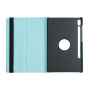 ENKAY 360 Degree Rotation Lichi Texture Leather Case with Holder for Samsung Galaxy Tab S6 10.5 T860 / T865(Light Blue)