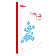 ENKAY 360 Degree Rotation Lichi Texture Leather Case with Holder for Samsung Galaxy Tab S6 10.5 T860 / T865(Light Blue)