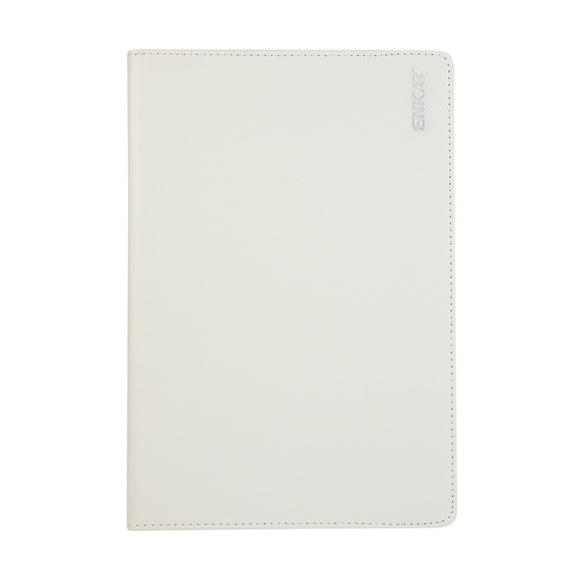 ENKAY 360 Degree Rotation Lichi Texture Leather Case with Holder for Samsung Galaxy Tab S6 10.5 T860 / T865(White)