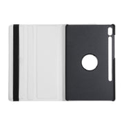 ENKAY 360 Degree Rotation Lichi Texture Leather Case with Holder for Samsung Galaxy Tab S6 10.5 T860 / T865(White)