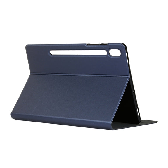 ENKAY Horizontal Flip PU Leather Case with Holder for Galaxy Tab S6 10.5 T860 / T865(Dark Blue)