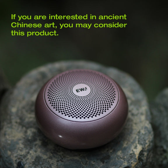 EWA A110mini High Hidelity Bluetooth Speaker Small Size High Power Bass, TWS Bluetooth Technology, Support TF(Red)