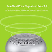EWA A110mini High Hidelity Bluetooth Speaker Small Size High Power Bass, TWS Bluetooth Technology, Support TF(Rose Gold)