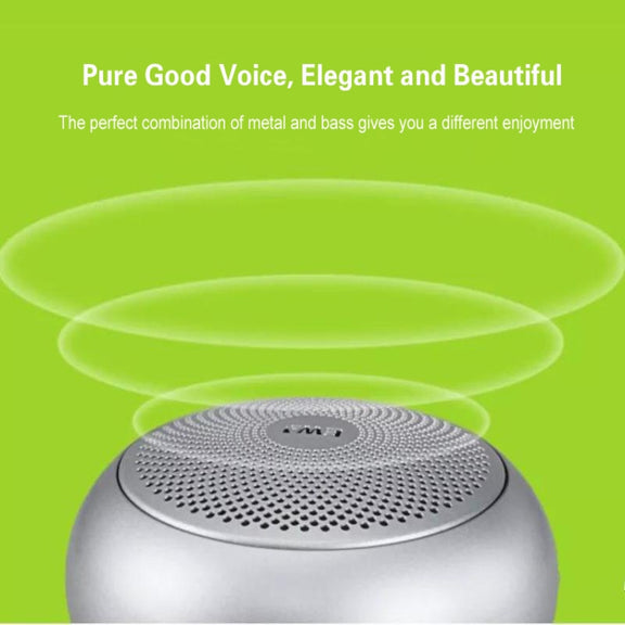 EWA A110mini High Hidelity Bluetooth Speaker Small Size High Power Bass, TWS Bluetooth Technology, Support TF(Rose Gold)
