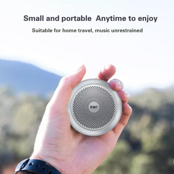 EWA A110mini High Hidelity Bluetooth Speaker Small Size High Power Bass, TWS Bluetooth Technology, Support TF(Rose Gold)