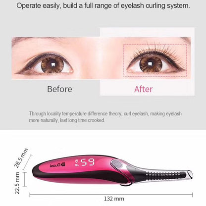 Duosi DY-102 Portable Pen Style Heated Long-Lasting Electric Ironing   Eyelash Curler USB Rechargeable Electric Heated Makeup   Curling Clip - free shipping - PMC Jewellery - Order now!