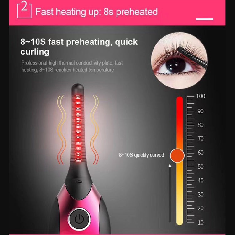 Duosi DY-102 Portable Pen Style Heated Long-Lasting Electric Ironing   Eyelash Curler USB Rechargeable Electric Heated Makeup   Curling Clip - free shipping - PMC Jewellery - Order now!