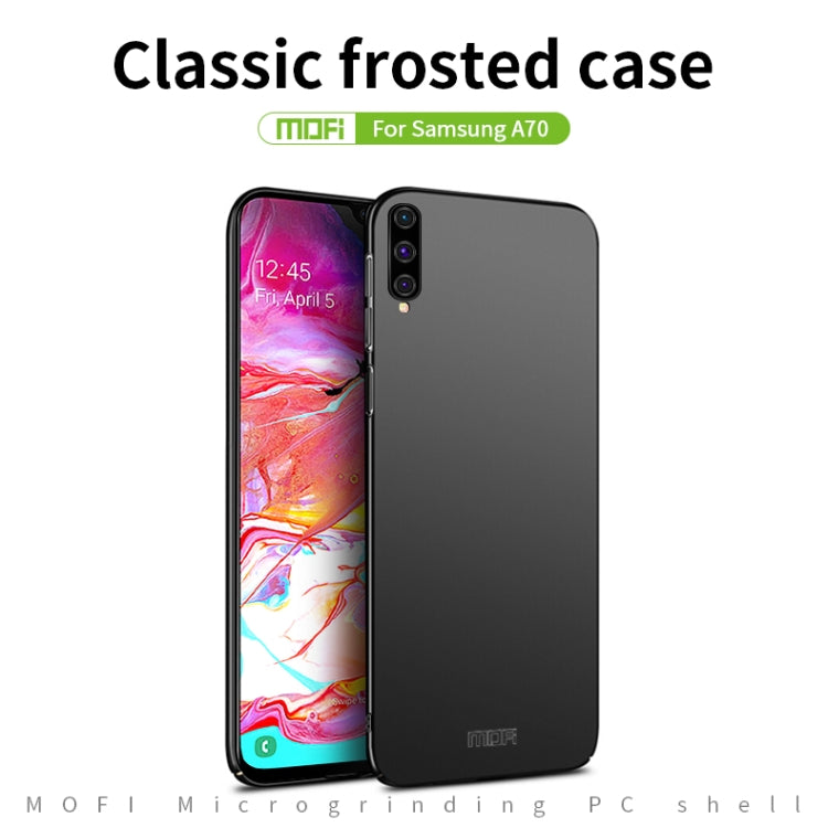 For Galaxy A70 MOFI Frosted PC Ultra-thin Hard Case(Black) - Galaxy Phone Cases by MOFI | Online Shopping South Africa | PMC TechLife | Buy Now Pay Later Mobicred
