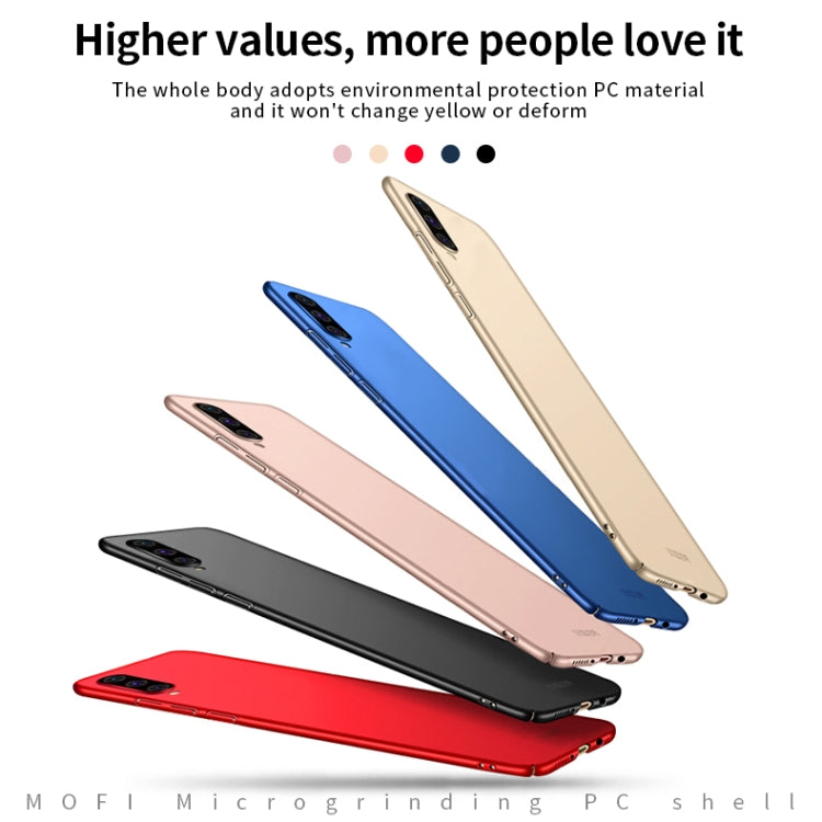 For Galaxy A70 MOFI Frosted PC Ultra-thin Hard Case(Blue) - Galaxy Phone Cases by MOFI | Online Shopping South Africa | PMC TechLife