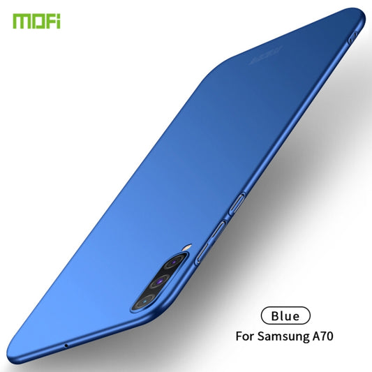 For Galaxy A70 MOFI Frosted PC Ultra-thin Hard Case(Blue) - Galaxy Phone Cases by MOFI | Online Shopping South Africa | PMC Jewellery | Buy Now Pay Later Mobicred