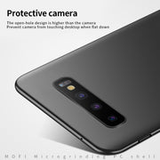For Galaxy S10 MOFI Frosted PC Ultra-thin Hard Case(Rose gold)