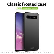 For Galaxy S10+ MOFI Frosted PC Ultra-thin Hard Case(Rose gold)