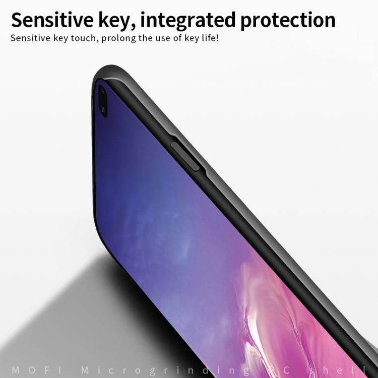 For Galaxy S10+ MOFI Frosted PC Ultra-thin Hard Case(Rose gold)