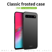 For Galaxy S10 5G MOFI Frosted PC Ultra-thin Hard Case(Gold)
