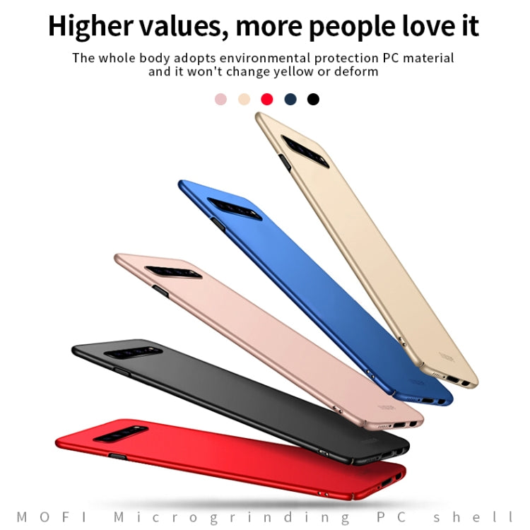 For Galaxy S10 5G MOFI Frosted PC Ultra-thin Hard Case(Rose gold) - Galaxy Phone Cases by MOFI | Online Shopping South Africa | PMC TechLife | Buy Now Pay Later Mobicred