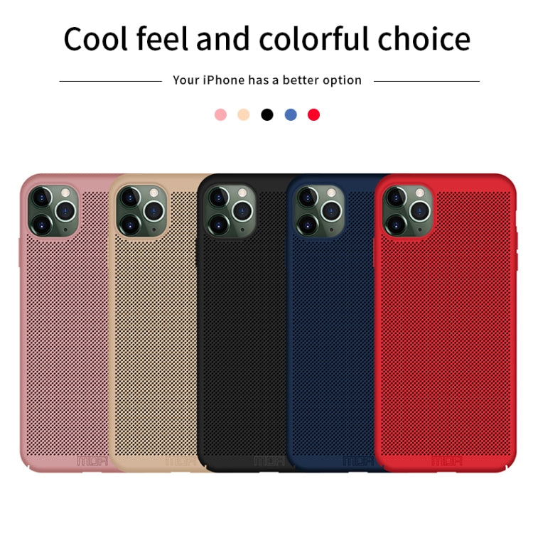 For iPhone 11 Pro MOFI Breathable PC Ultra-thin All-inclusive Protective Case(Gold) - iPhone 11 Pro Cases by MOFI | Online Shopping South Africa | PMC TechLife | Buy Now Pay Later Mobicred