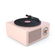 X10 Atomic Bluetooth Speakers Retro Vinyl Player Desktop Wireless Creative Multifunction Mini Stereo Speakers(Nordic Pink) - Desktop Speaker by PMC TechLife | Online Shopping South Africa | PMC TechLife | Buy Now Pay Later Mobicred