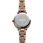 Skmei 1410 Lady Quartz Watch European and American Fashion Watch Business Leisure Steel Belt Lady Watch(Silver)