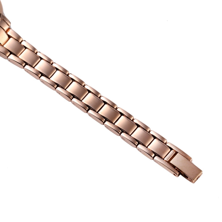 Skmei 1410 Lady Quartz Watch European and American Fashion Watch Business Leisure Steel Belt Lady Watch(Silver)