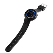 SKMEI 1497 Fashion Simple Backlight Single Display Electronic Watch Timing Alarm Watch(Black )