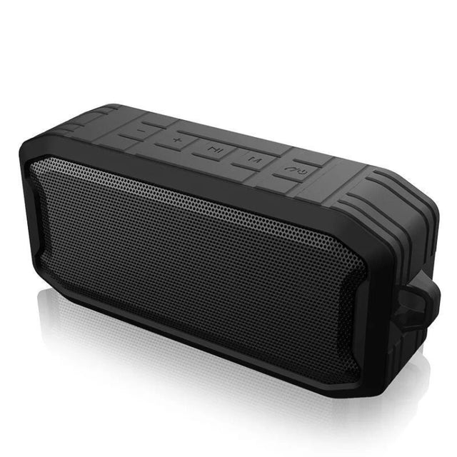 M3 Wireless Bluetooth Speakers Water-resistant Portable Outdoor Loudspeaker Mini Box Speaker Support FM & TF & U Disk(Black)