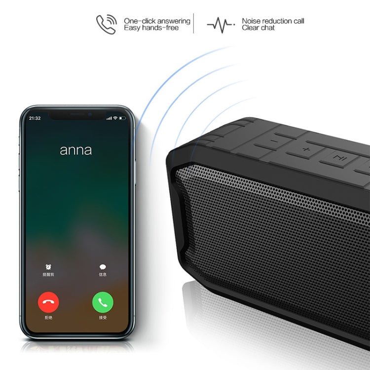 M3 Wireless Bluetooth Speakers Water-resistant Portable Outdoor Loudspeaker Mini Box Speaker Support FM & TF & U Disk(Green)