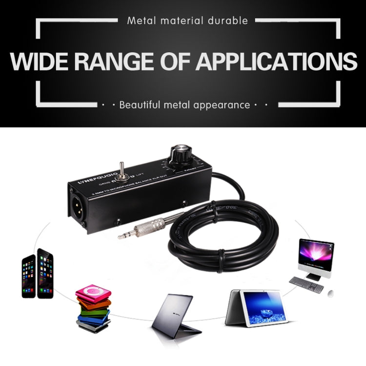 B012 Professional Stereo Signal Converted to Microphone Balanced Signal Output - free shipping - PMC Jewellery - Order now!