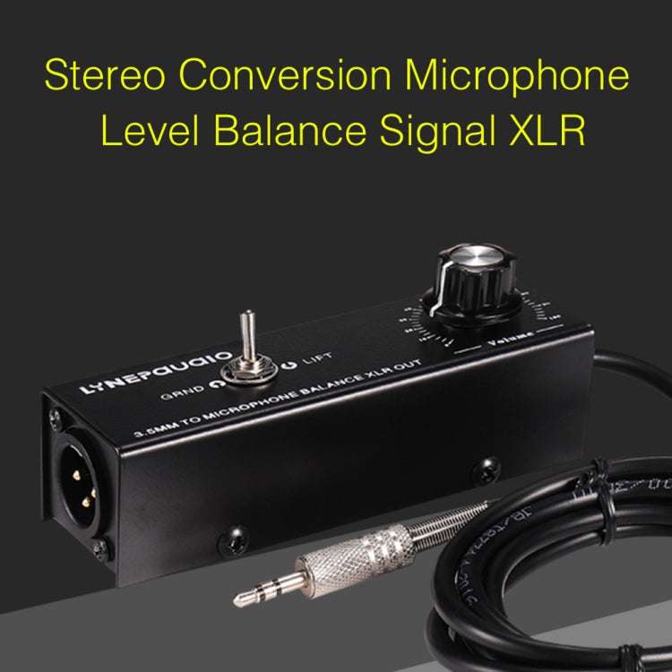 B012 Professional Stereo Signal Converted to Microphone Balanced Signal Output - free shipping - PMC Jewellery - Order now!