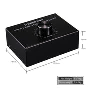 B015 Front Stereo Signal Amplifier Booster Headphones Speaker Amplifier Headset Dual-Audio Source