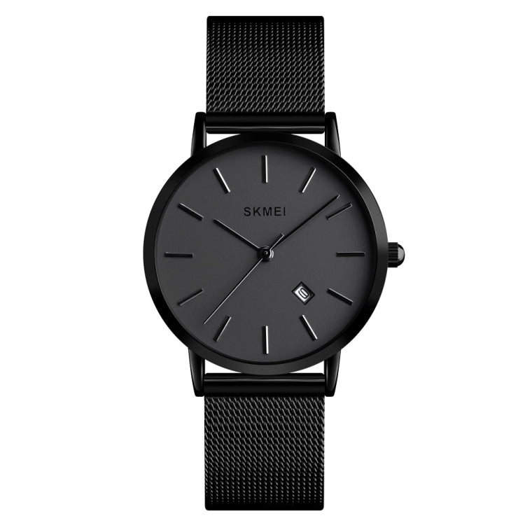 SKMEI 1530 Fashion Europe And America Simple Business Women Wristwatch Elegant Thin Female Student Quartz Watch(Black)