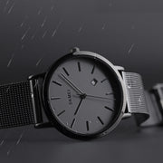 SKMEI 1530 Fashion Europe And America Simple Business Women Wristwatch Elegant Thin Female Student Quartz Watch(Black)
