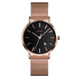 SKMEI 1530 Fashion Europe And America Simple Business Women Wristwatch Elegant Thin Female Student Quartz Watch(Rose Gold) - free shipping - PMC TechLife - Order now!