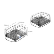 ORICO 6239U3 3.5/2.5inch 2 Bay Transparent USB3.0 Ordinary Reading & Writing Hard Drive Dock