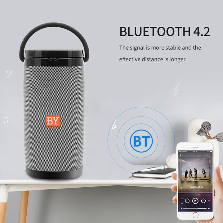 NBY 6650 Portable Multi-function Bluetooth Speaker 3D Surround Stereo Sound, Support Wireless Charging(Pinple)