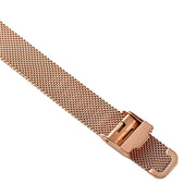 SKMEI 1528 Simple Fashion Lady Watch Casual Netting Scale(Black)