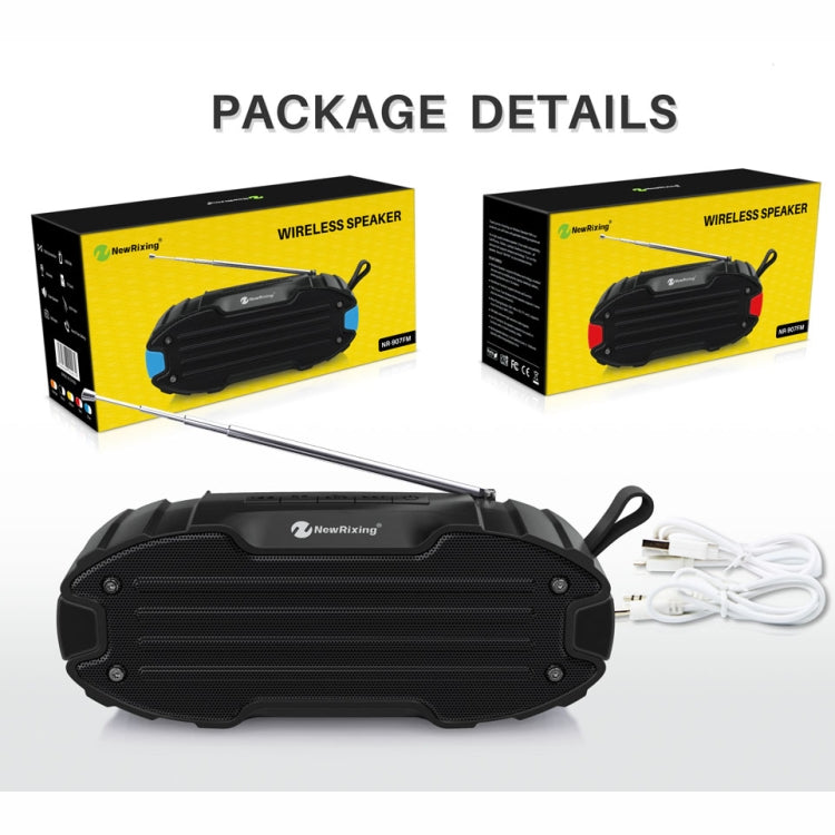 New Rixing NR907 Portable Stereo Surround Soundbar Bluetooth Speaker with Microphone, Support TF Card FM(Orange) - free shipping - PMC Jewellery - Order now!