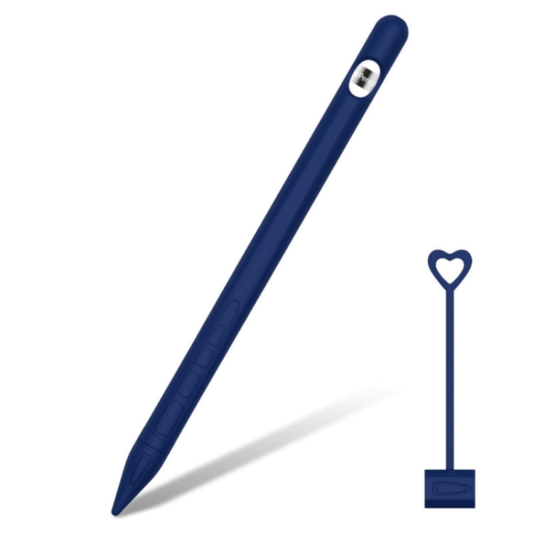 Suitable For Apple Pencil1 Generation StylusTouch Pen Silicone Protective Cover Pen Cap(Navy Blue) - Pencil Accessories by PMC Jewellery | Online Shopping South Africa | PMC Jewellery | Buy Now Pay Later Mobicred