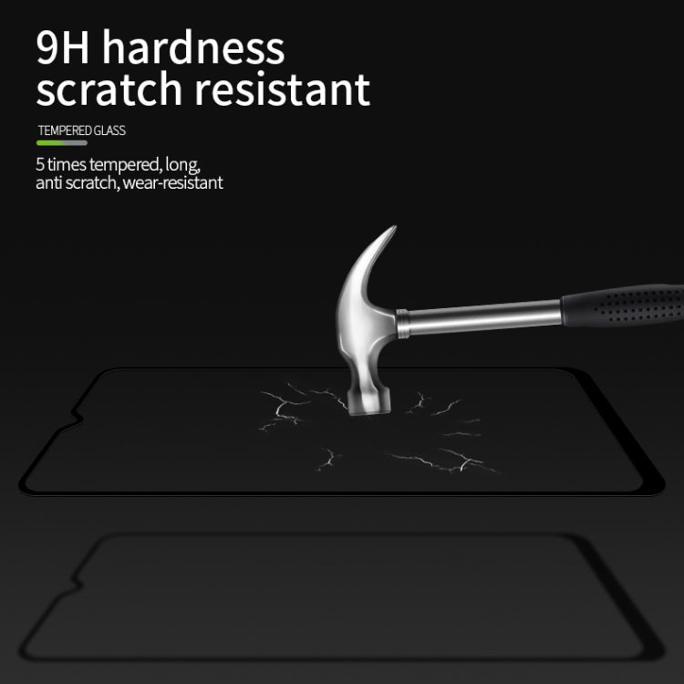 For Galaxy A20S MOFI 9H 2.5D Full Screen Tempered Glass Film(Black) - Galaxy Tempered Glass by MOFI | Online Shopping South Africa | PMC Jewellery
