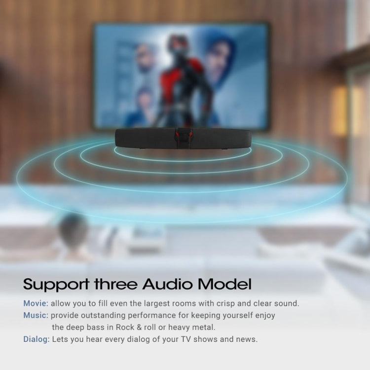 New Rixing NR7017 TWS Portable 10W Stereo Surround Soundbar Bluetooth Speaker with Microphone(Black) - free shipping - PMC Jewellery - Order now!