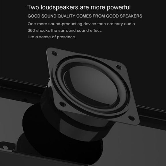 Newrixing NR-5017 LED Bluetooth Portable Speaker TWS Connection Loudspeaker Sound System 10W Stereo Surround Speaker(Silver)