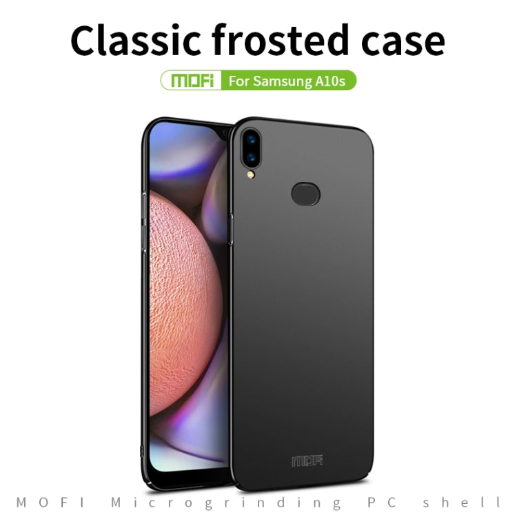 For Galaxy A10S MOFI Frosted PC Ultra-thin Hard Case(Gold) - Galaxy Phone Cases by MOFI | Online Shopping South Africa | PMC Jewellery | Buy Now Pay Later Mobicred