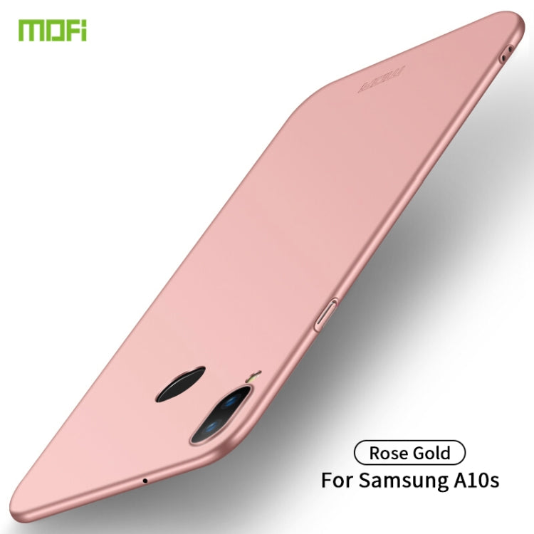 For Galaxy A10S MOFI Frosted PC Ultra-thin Hard Case(Rose gold) - Galaxy Phone Cases by MOFI | Online Shopping South Africa | PMC Jewellery | Buy Now Pay Later Mobicred