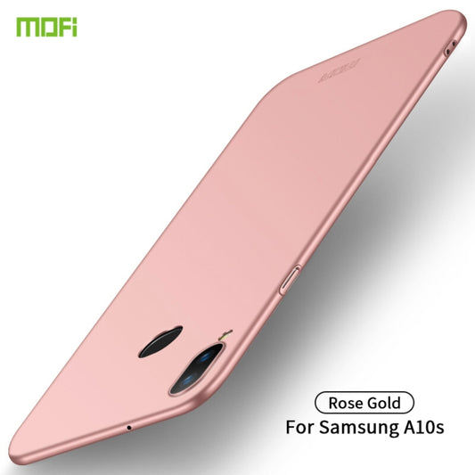 For Galaxy A10S MOFI Frosted PC Ultra-thin Hard Case(Rose gold) - Galaxy Phone Cases by MOFI | Online Shopping South Africa | PMC Jewellery | Buy Now Pay Later Mobicred