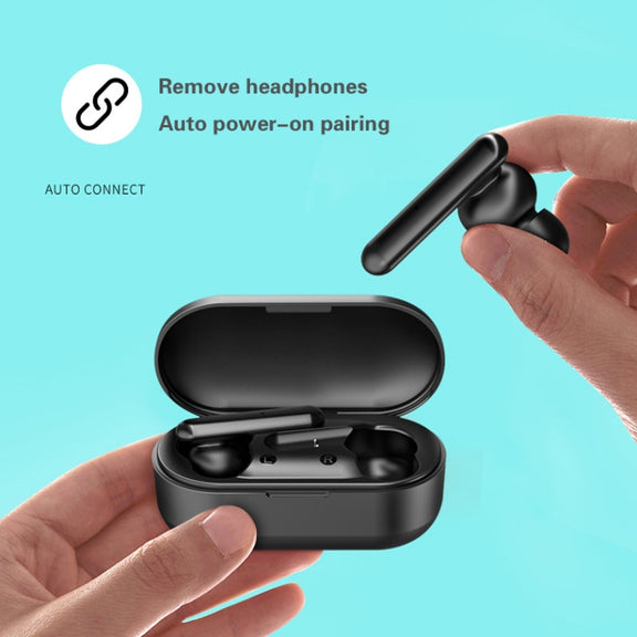 T10 Mini Touch Control Hifi TWS Wireless Bluetooth Earphones With Mic & Charger Box(Blue)