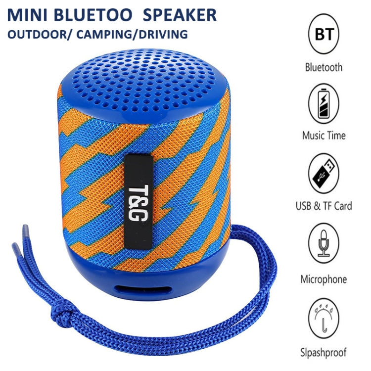 T&G TG129 Portable Wireless Music Speaker Hands-free with MIC, Support TF Card FM(Black)