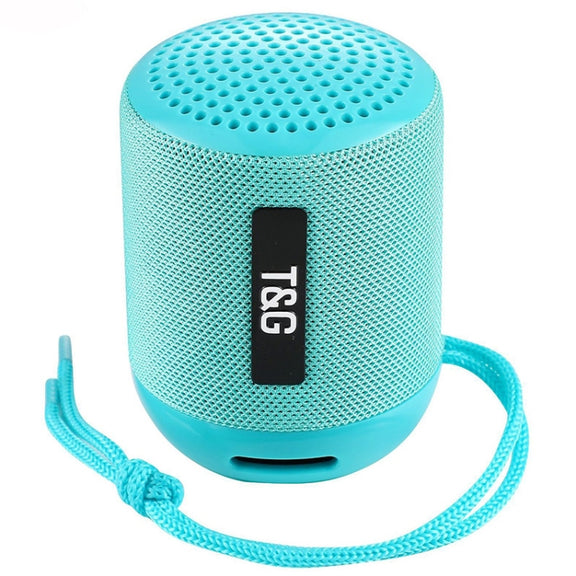 T&G TG129 Portable Wireless Music Speaker Hands-free with MIC, Support TF Card FM(Green)