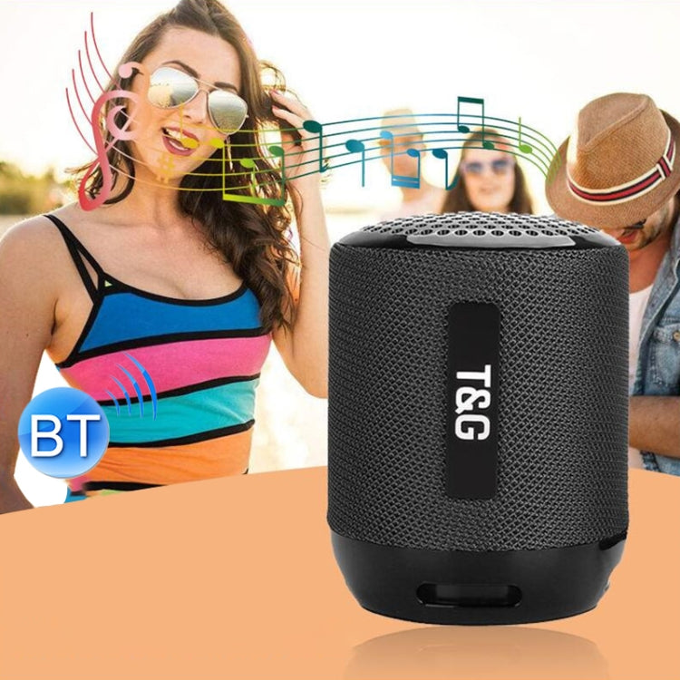 T&G TG129 Portable Wireless Music Speaker Hands-free with MIC, Support TF Card FM(Green)